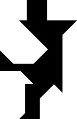 Tangram shape people 22 b