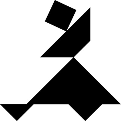 Tangram shape people 21 b