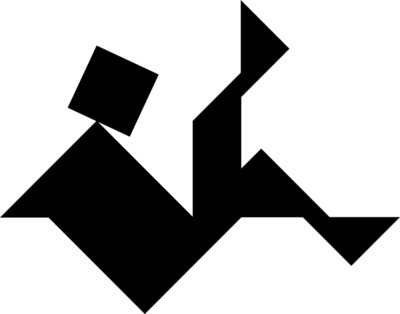 Tangram shape people 31 b