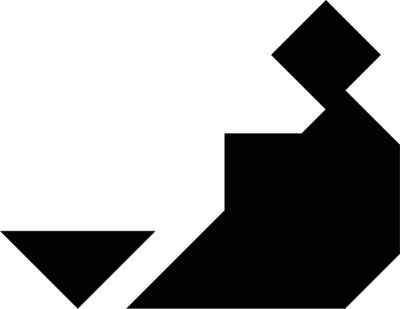 Tangram shape people 46 b