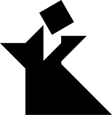 Tangram shape people 67 b