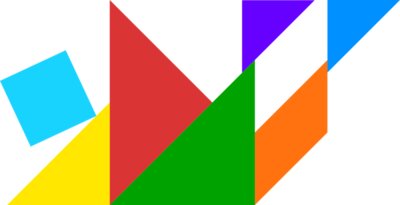 Tangram shape people 15