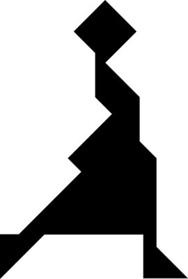 Tangram shape people 30 b