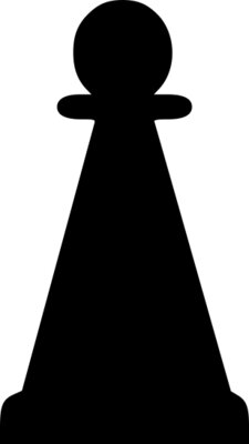 portablejim 2D Chess set   Pawn 1