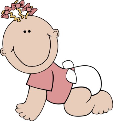 papapishu Baby girl crawling