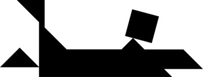 Tangram shape people 34 b