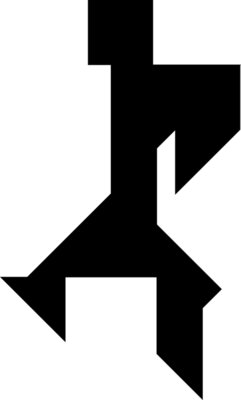Tangram shape people 23 b