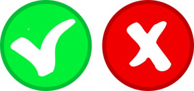TzeenieWheenie red green OK not OK Icons